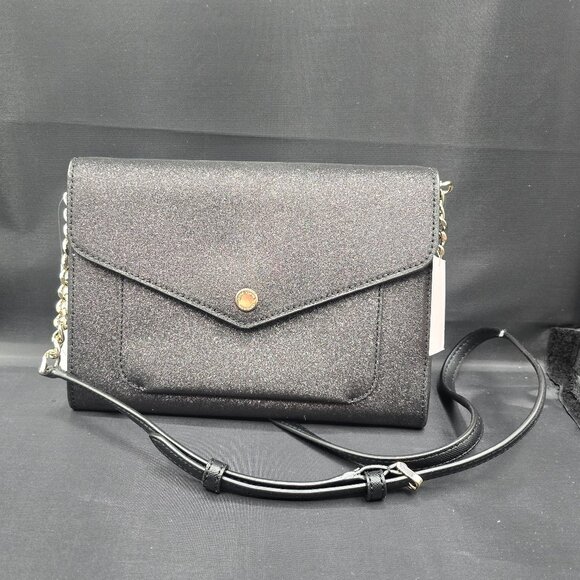 kate spade Handbags - Kate Spade Tinsel Glitter Flap Crossbody K9336 Black